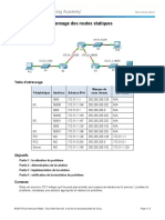 Packet Tracer: Dépannage Des Routes Statiques: Topologie