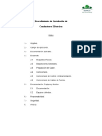 Procedimiento de Seguridad Instalacion de Conductores