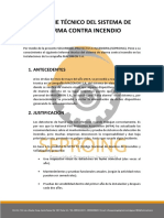 Informe Técnico Del Sistema de Alarma Contra Incendio Macomon s.a.