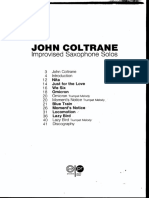John Coltrane ImprovisedSaxophoneSolos