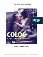 Télécharger Livre Gratuit Coloc Avec Mon Ennemi (PDF - EPub - Mobi) Auteur Mélodie Chavin