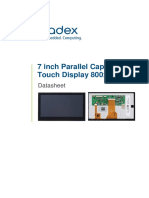 7 Inch Parallel Capacitive Touch Display 800x480 v1.0 Datasheet