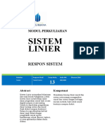 Modul 13 Sistem Linier