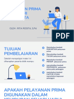 Pelayanan Prima Di Industri Pariwisata