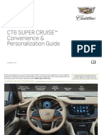 Ct6 Super Cruise Convenience & Personalization Guide