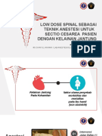 Low Dose Spinal