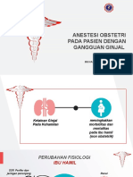 CPD Anestesi Obstetri Pasien Gangguan Ginjal