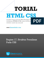 Struktur Penulisan CSS