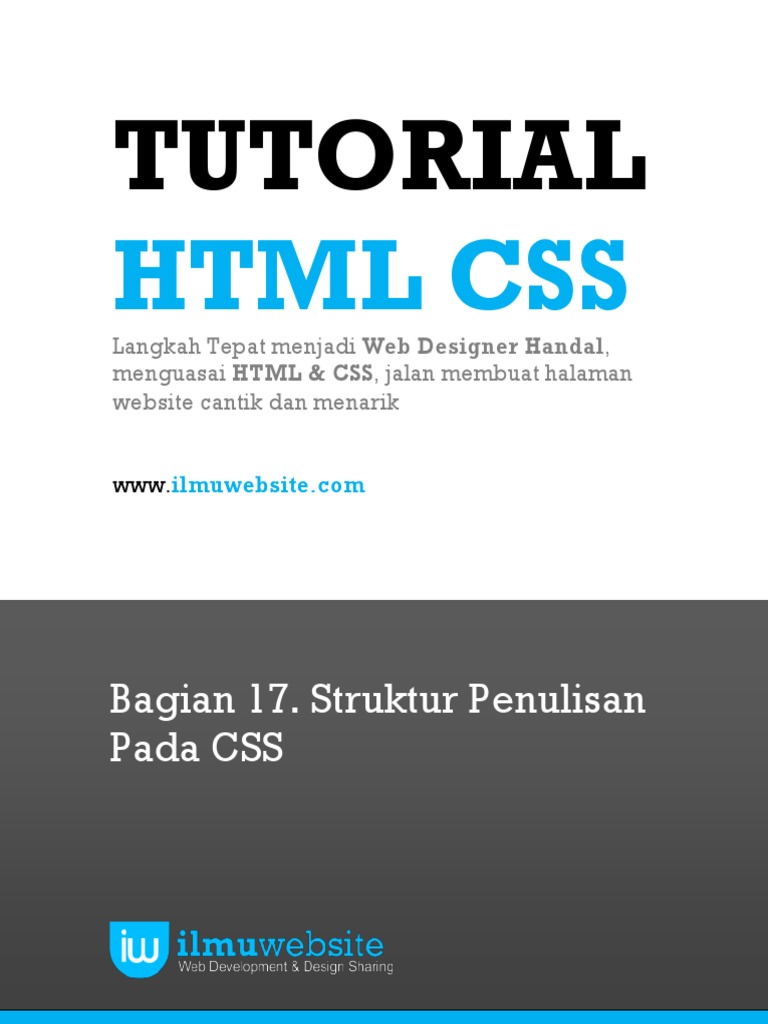 Struktur Penulisan CSS dan Jenis-Jenis Selector | PDF