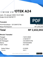 Toko Apotek A24: Total RP 2,652,055