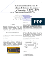 Pruebas A Transformadores de Potencia