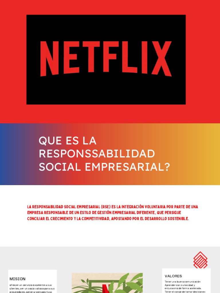 Rse y Netflix | PDF | Netflix | Marketing