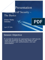 Auditing SAP Security – The Basics