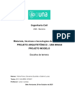 Projeto Arquitetônico - Ubs Minas