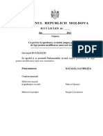 HG Cu Privire La Aprobarea Avizului Asupra Proiectului de Lege Pentru Modificarea Unor Acte Normative