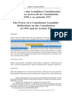 UExternado - El Poder de Una Asamblea Constituyente