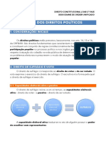 Aul 5 - Dos Direitos Políticos: 1. Considerações Iniciais