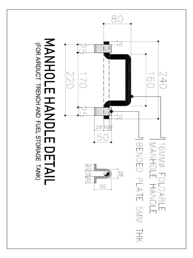 Manhole Handle (16mm) | PDF