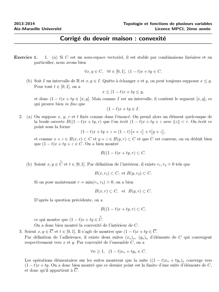 Convexité et propriétés des fonctions multivariables PDF Inégalité — free download