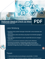 Pedoman Medical Check Up Masa Pandemi - Erdy 4 November 2021