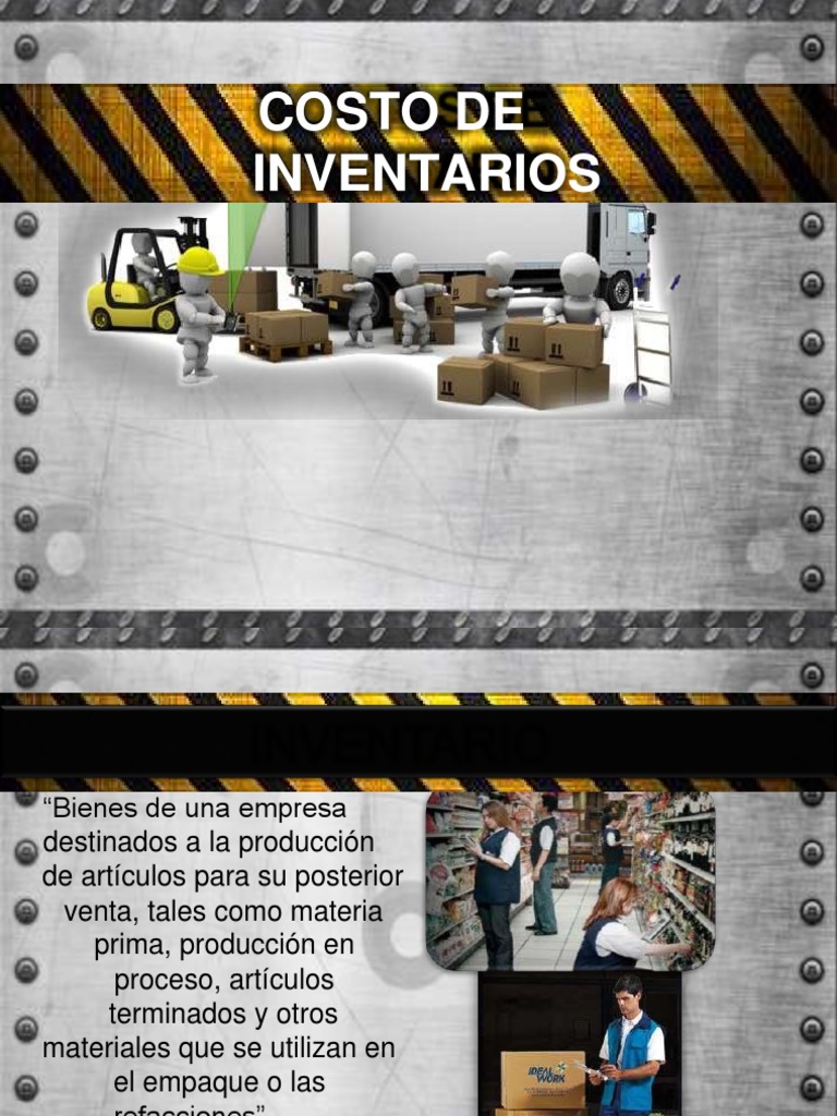 Costo Total de Inventarios PDF Inventario Costo