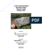 Kay Mine Technical Report May 2019