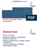 Week 9a Bussiness Strategy - Strategic Change Management