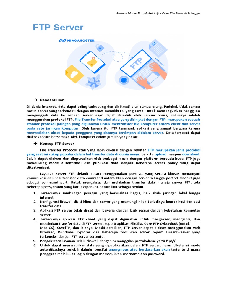 Konsep dan Manfaat FTP Server | PDF