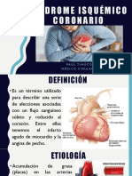 SINDROME ISQUÉMICO Y ARRITMIA Sema 2