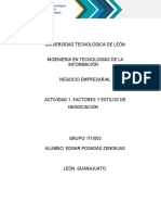 Actividad 1 Factores y Estilos de Negociación