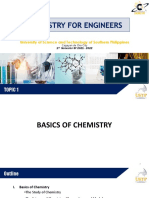 Lecture 1 and Lecture 1.1 Basics of Chemistry