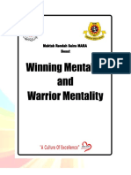 Winning Mentality and Warrior Mentality Essays