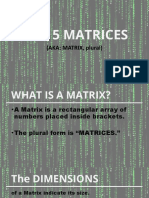 Learn Matrix Fundamentals