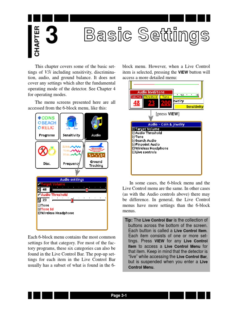 Basic Settings Tip The Pdf Menu Computing Electromagnetic