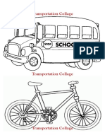 Transportation Collage Pie W28