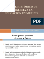 Aporte Histórico de La Iglesia A La Educación en México: Dra. María Luisa Aspe Armella