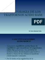 Fisiopatologia Trastorno Acido Base