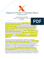 Hasil Cek Skripsi Surianti Di Aplikasi Plagiarism Checker X