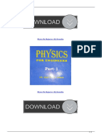 Pdfcoffee.com Physics for Engineers 1 by Giasuddin PDF Free