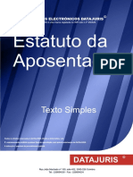 Estatuto Da Aposentação (Atualizado Até 5 de Setembro de 2019)