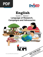 English10 Q2 Mod1 LanguageofResearchCampaignsandAdvocacies