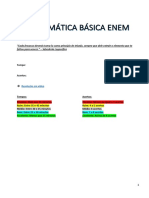 Lista - 1 Matemática Básica Xeque Mat ENEM