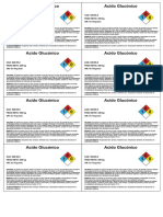 Etiqueta HDS Acido Gluconico