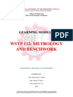 WSTP 112: Metrology and Benchwork: Learning Module