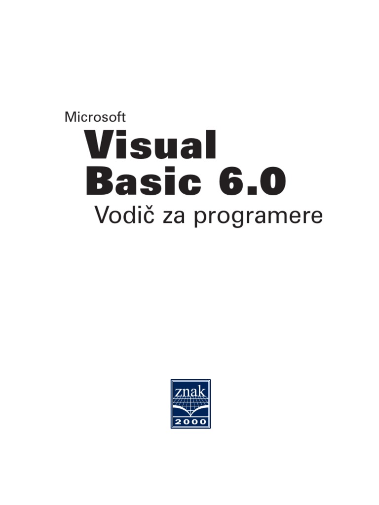 Visual Basic 6.0 Vodic Za Program Ere | PDF