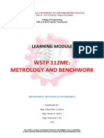 WSTP 112ME: Metrology and Benchwork: Learning Module