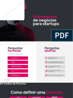 Distrito For Startups - Frameworks de Negócios para Startups