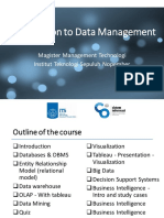 Introduction To Data Managements