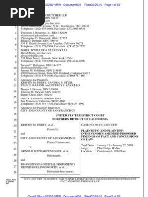 3 09 Cv 608 Pdf In Re Marriage Cases Marriage