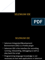 Selenium IDE PPT